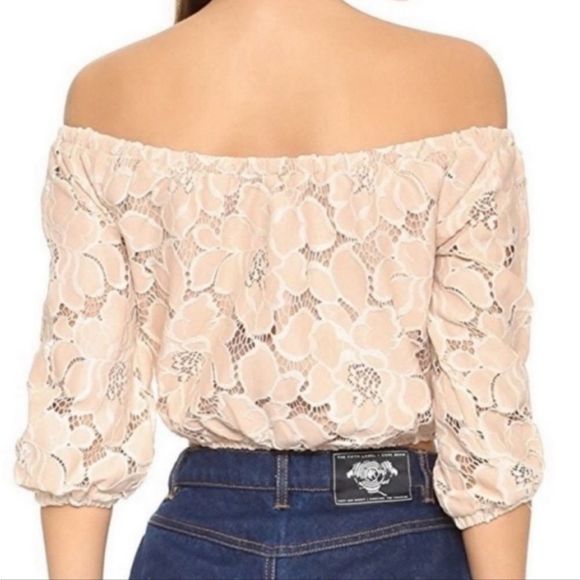 Anthropologie Tularosa lace crop top - Picture 2 of 9